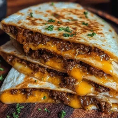 Delicious Smashburger quesadillas served with toppings and sides