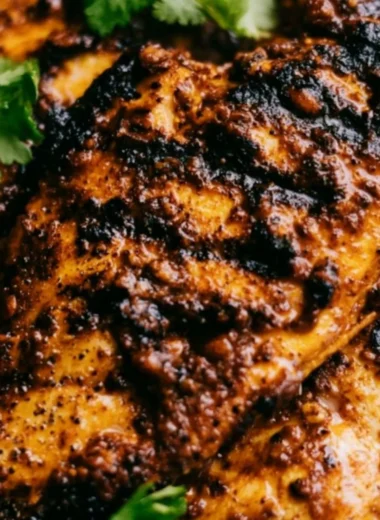 Flavorful chicken taco marinade ingredients mixed in a bowl