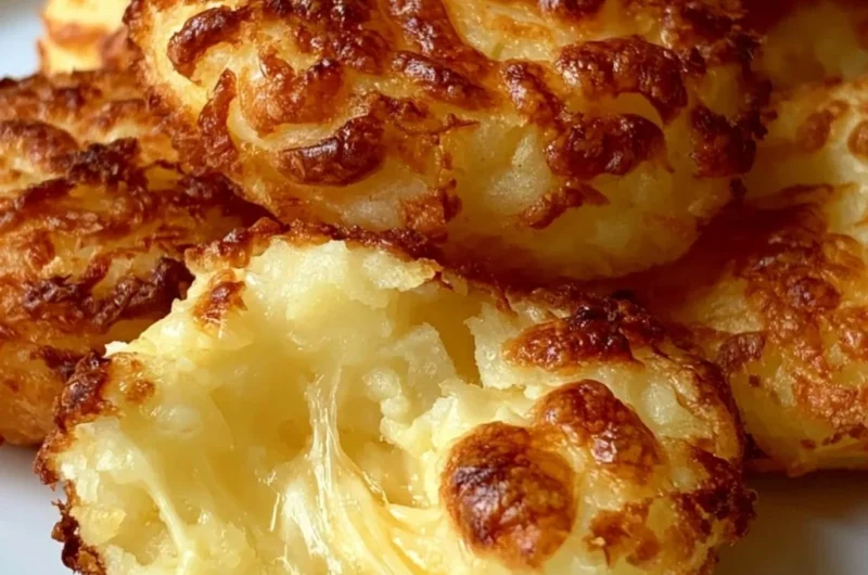 Homemade crispy cheese puffs, golden and delicious, perfect for snacking.