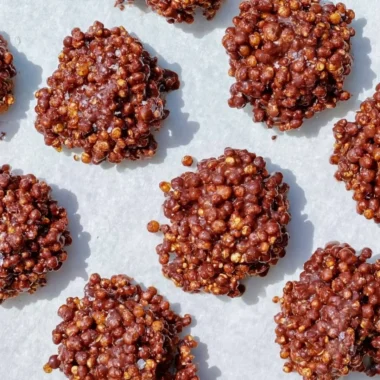 Crunchy quinoa bites, a healthy snack option with great flavor