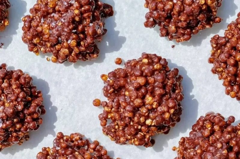 Crunchy quinoa bites, a healthy snack option with great flavor