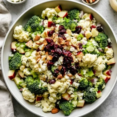 Classic Broccoli Salad with fresh ingredients and creamy dressing