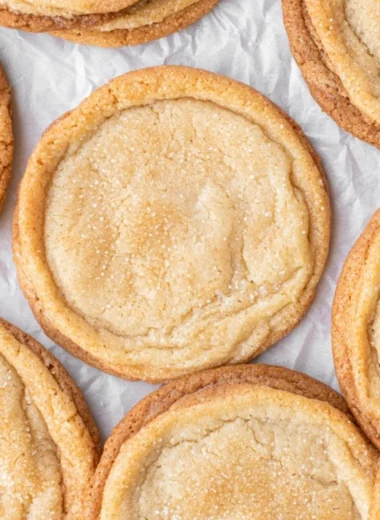 Delicious brown butter sugar cookies baked to perfection in a beautiful display.