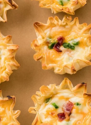 A delicious platter of homemade jalapeño popper cups filled with cream cheese.